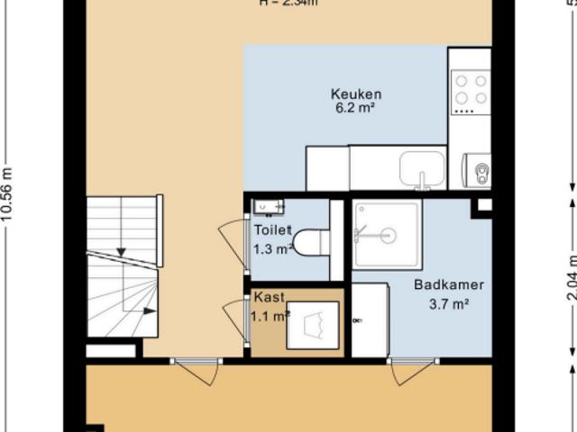 Appartement te huur in Zuid, Amsterdam