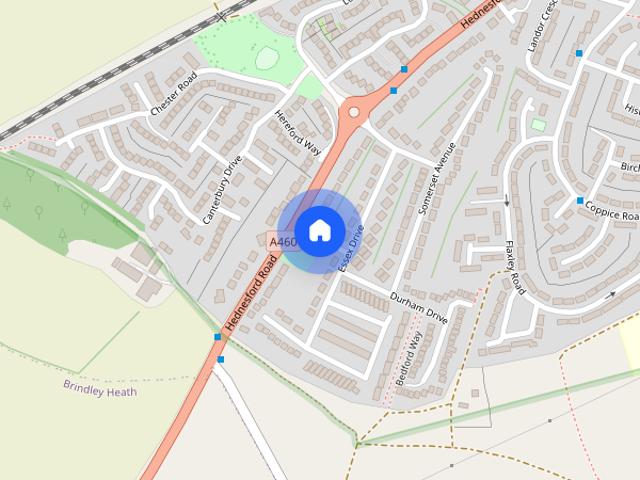 House for rent in Chadsmoor, Staffordshire