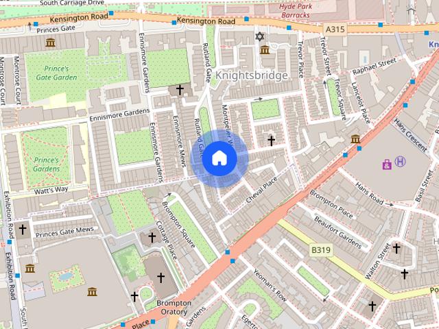 Apartment for rent in Knightsbridge, Greater London