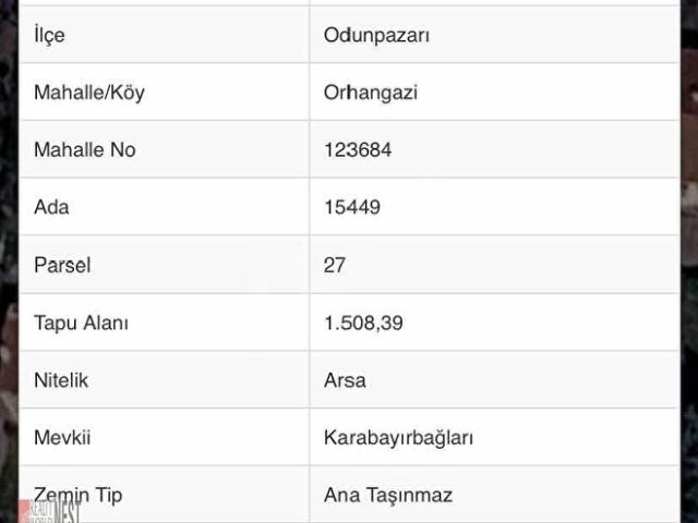 Eskişehir, Odunpazarı içerisinde satılık Arsa