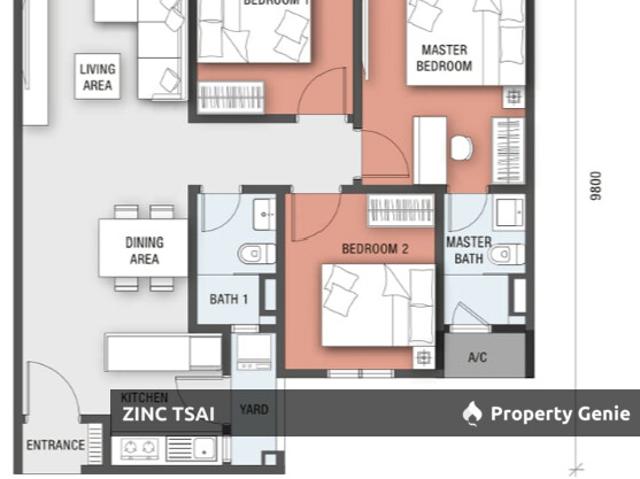Serviced Residence for rent in Petaling, Damansara Damai