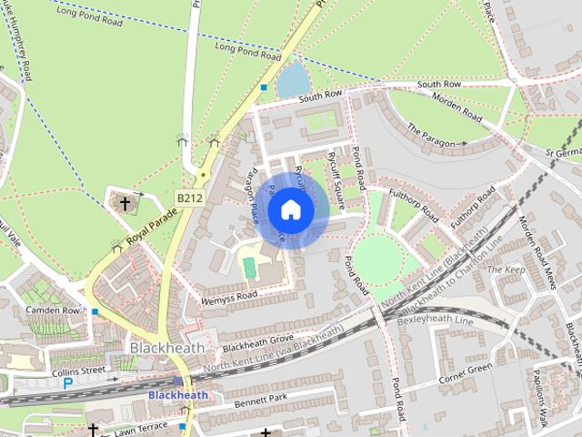 Apartment for rent in London Borough of Lewisham, Blackheath