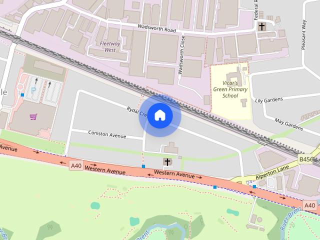 Apartment for rent in London Borough of Ealing, Perivale