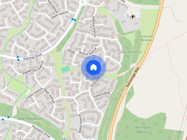 House for rent in Warndon, Worcestershire