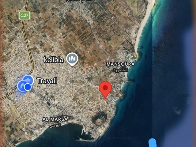 Terrain vente à قليبية, معتمدية قليبية