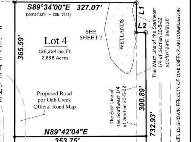 Land for sale in Oak Creek, Wisconsin