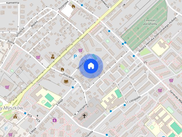 Kawalerka do wynajęcia w Nowy Myszków, Myszków