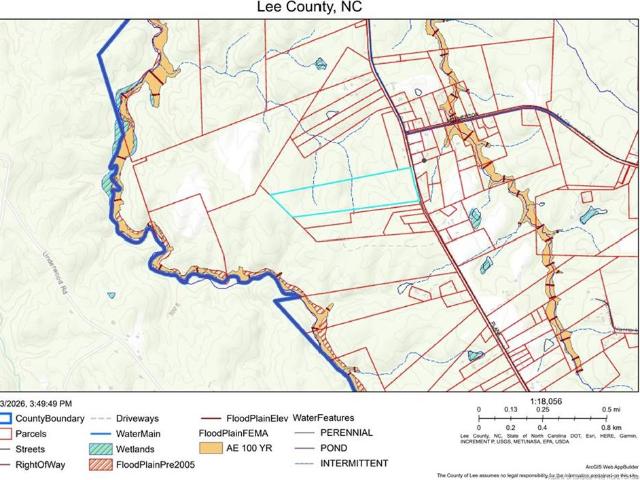 Land for sale in Sanford, North Carolina