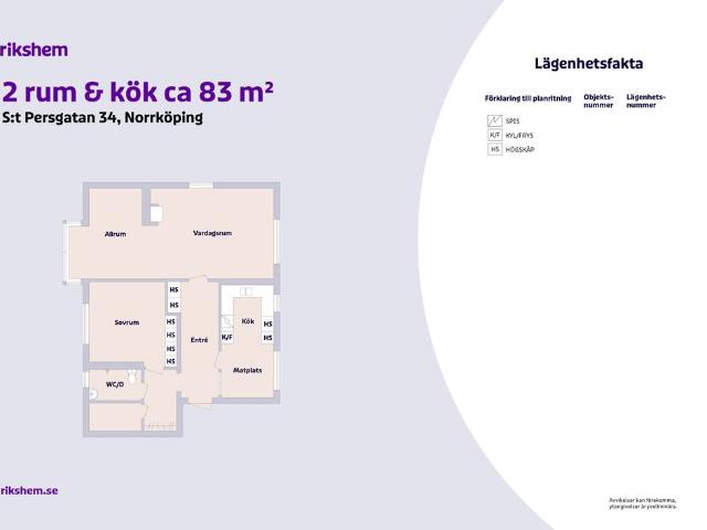 Lägenhet hyra i Söderstaden, Norrköping
