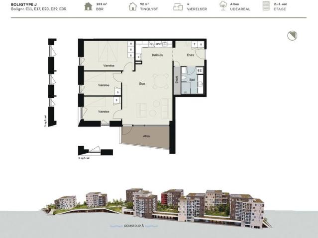 Lejlighed til leje i Silkeborg, Århus