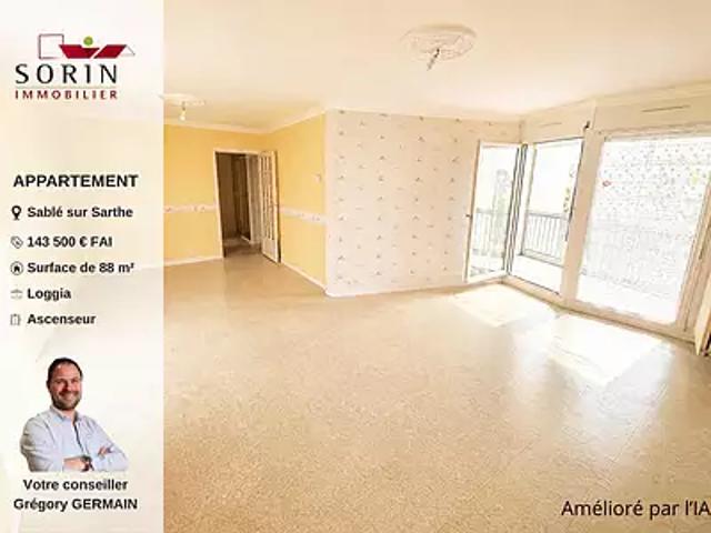 Appartement vente à Sablé-sur-Sarthe, Sarthe
