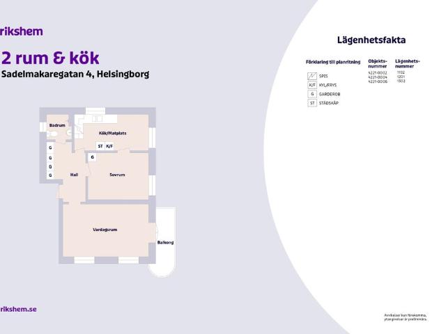 Lägenhet hyra i Helsingborg, Skåne