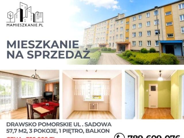 Mieszkanie na sprzedaż w Drawsko Pomorskie, Zachodniopomorskie