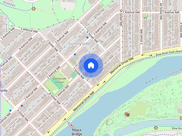 Apartment for rent in Sunnyside, Calgary