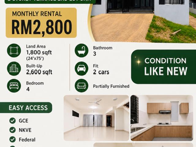 House for rent in Petaling, Alam Impian