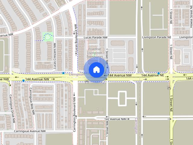 Townhouse for rent in Livingston, Calgary