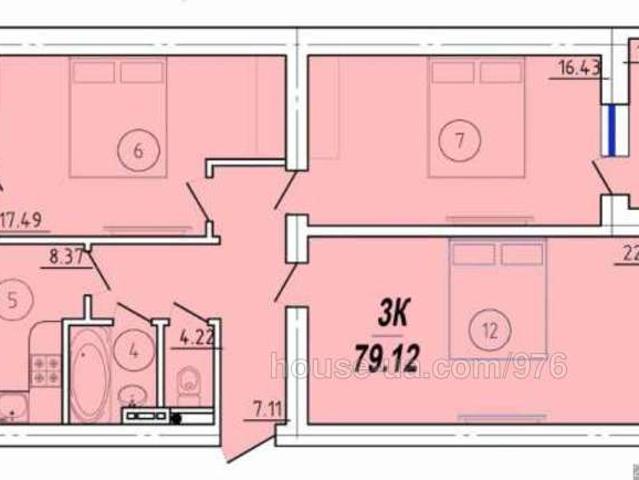 Квартира продажа в Великодолинском, Днепропетровской области