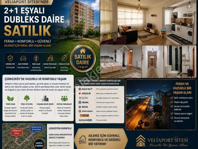 Çerkezköy, Tekirdağ içerisinde satılık mülk