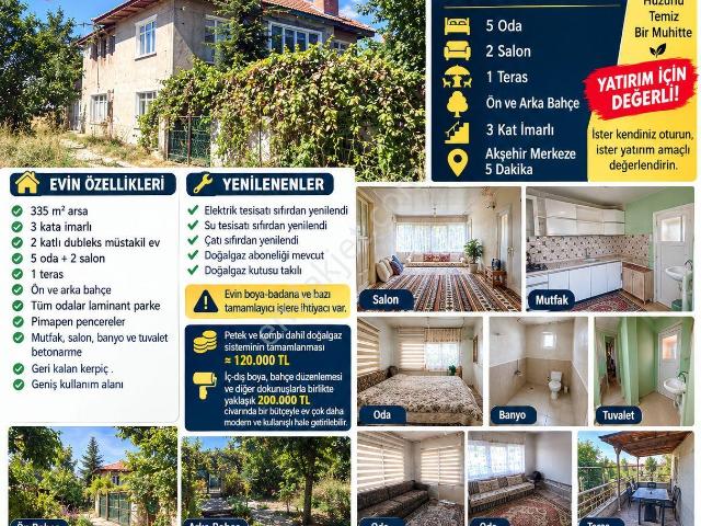 Akşehir, Konya içerisinde satılık Villa