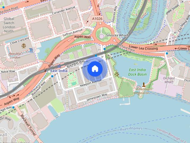 Apartment for rent in Virginia Quay, Blackwall