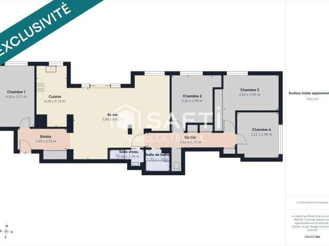 Appartement vente à Nanterre, Saint-cloud