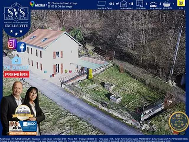 Maison vente à Saint-Dié-des-Vosges, Saint-dié