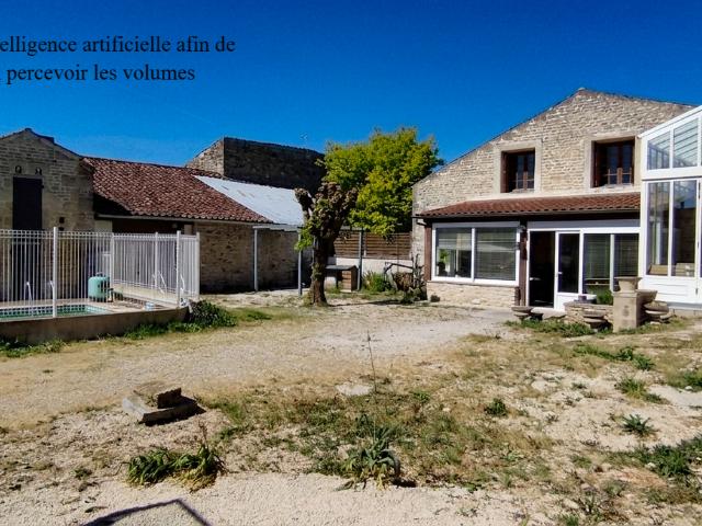 Maison vente à Saint-Georges-de-Longuepierre, Rives-de-Boutonne