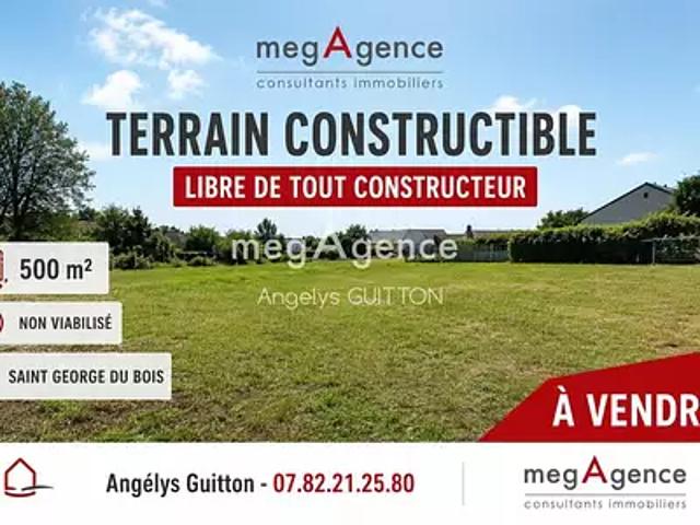Terrain vente à Saint-Georges-du-Bois, Sarthe