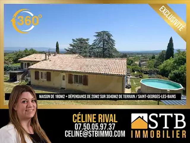 Maison vente à Tournon-sur-Rhône, Saint-georges-les-bains