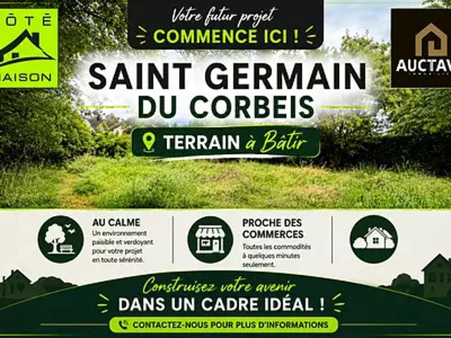 Terrain vente à Alençon, Saint-germain-du-corbéis