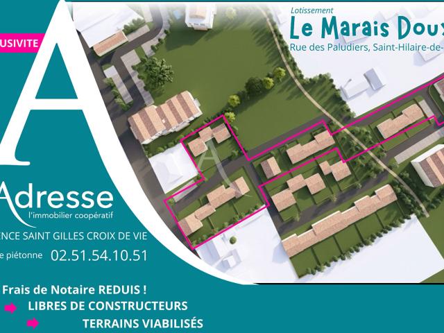 Terrain vente à Les Sables-d'Olonne, Saint-hilaire-de-riez