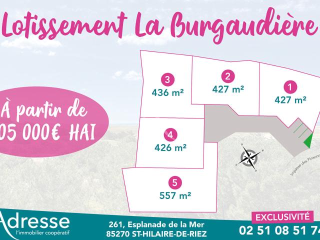 Terrain vente à Les Sables-d'Olonne, Saint-jean-de-monts