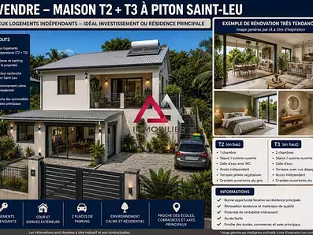 Maison vente à La Réunion