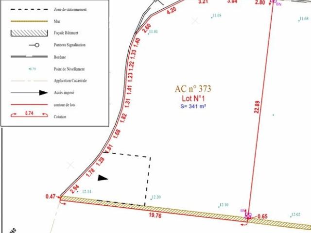Terrain vente à Fontenay-le-Comte, Saint-michel-en-l'herm