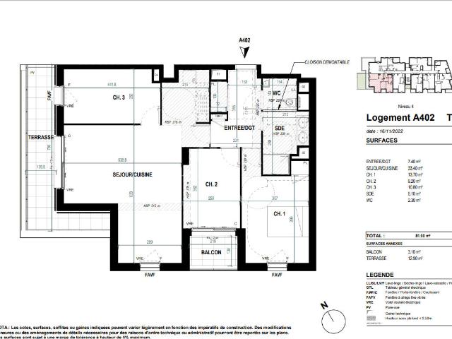 Appartement vente à Saint-Nazaire, Loire-Atlantique