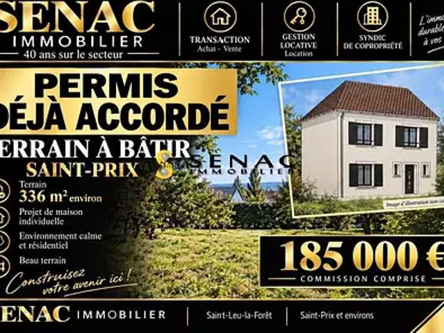 Terrain vente à Saint-Prix, Val-d'Oise