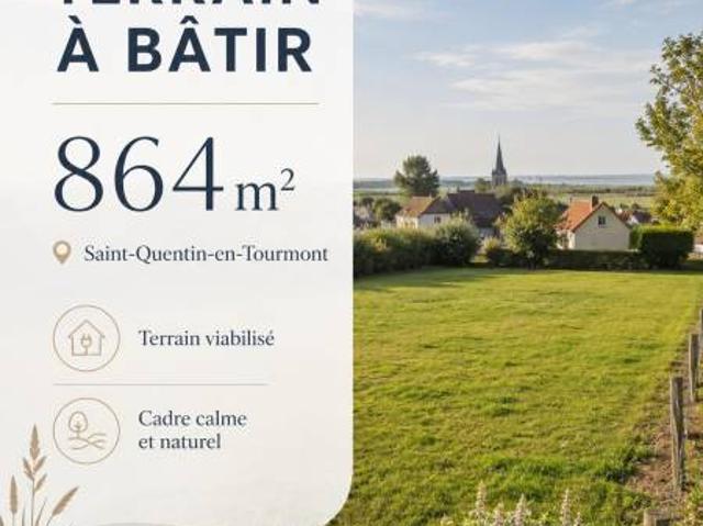 Terrain vente à Abbeville, Saint-quentin-en-tourmont
