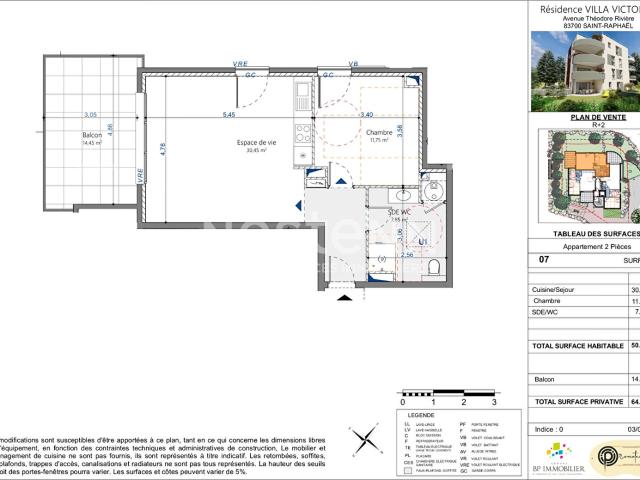 Appartement vente à Arrondissement de Draguignan, Saint-raphaël