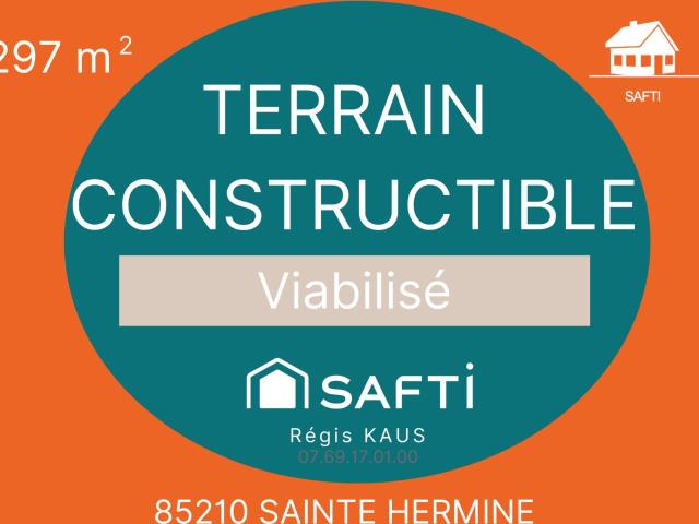 Terrain vente à Fontenay-le-Comte, Sainte-hermine