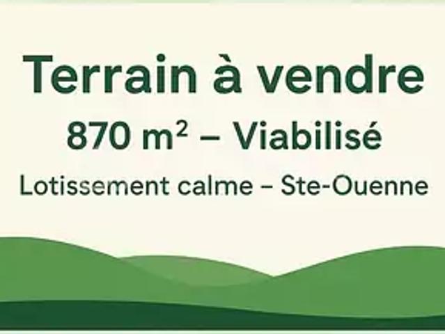 Terrain vente à Parthenay, Sainte-ouenne