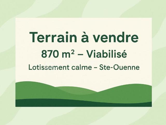 Terrain vente à Parthenay, Sainte-ouenne