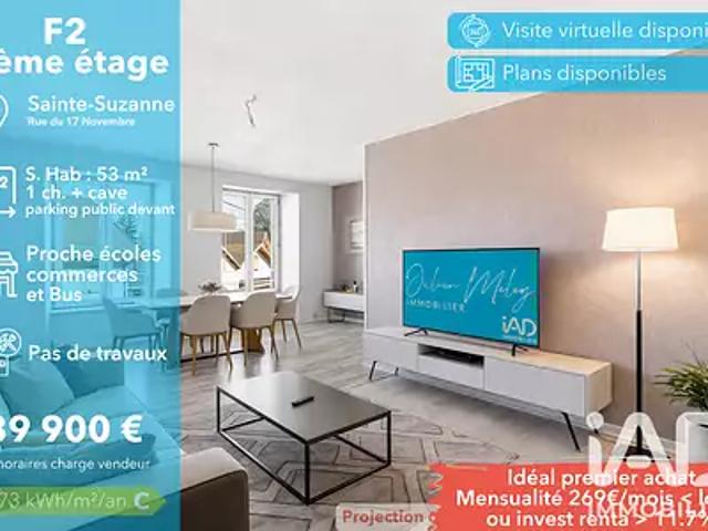 Appartement vente à Montbéliard, Sainte-suzanne