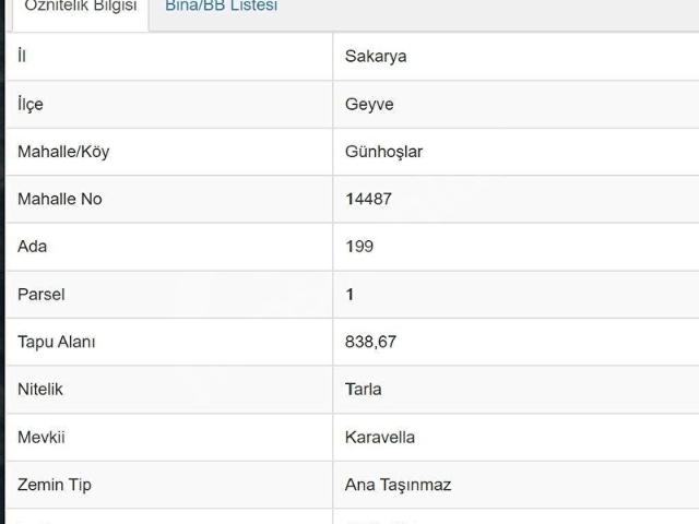 Geyve, Sakarya içerisinde satılık Arsa