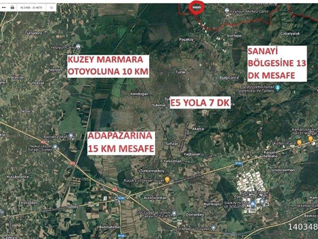 Hendek, Sakarya içerisinde satılık Arsa