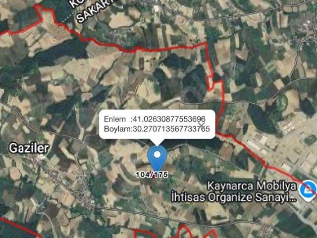 Kaynarca, Sakarya içerisinde satılık Arsa