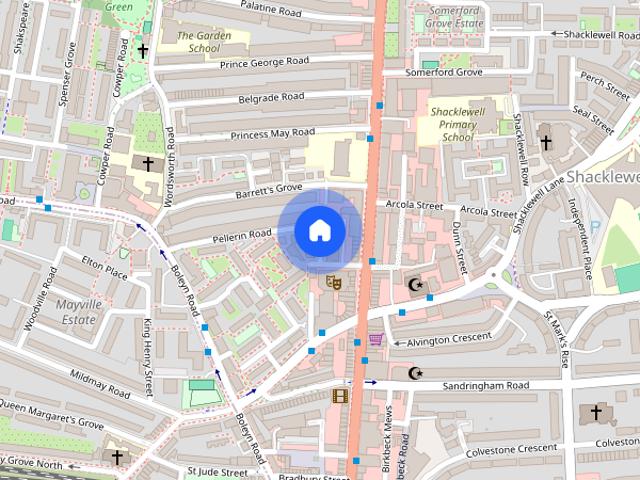 Apartment for rent in Shacklewell, Greater London