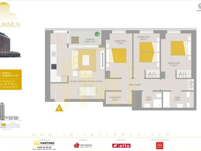 Piso en venta en Gijón, Asturias
