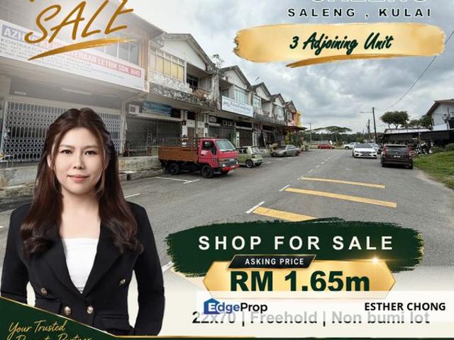 Shop for sale in Senai, Kulai