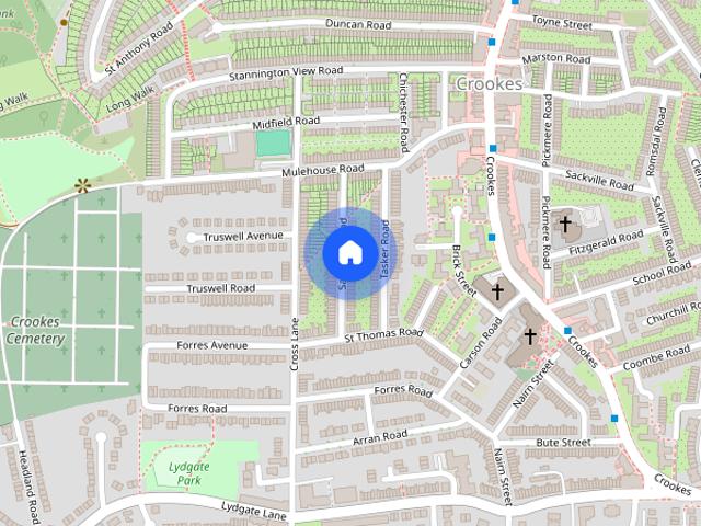 House for rent in Crookes, Sheffield