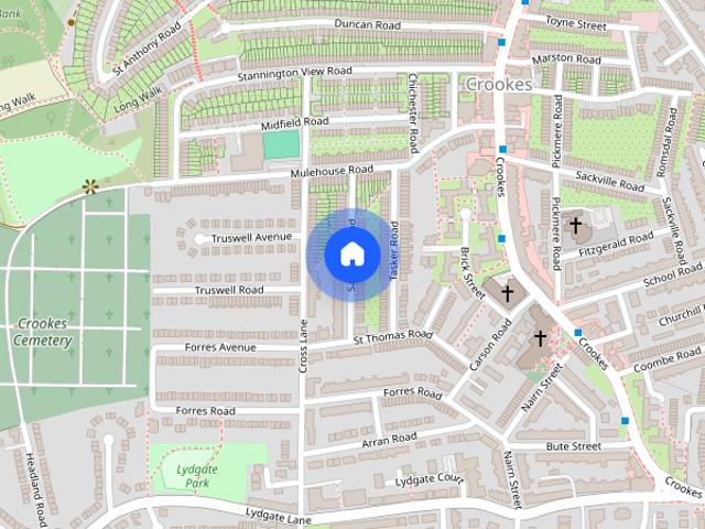 House for rent in Crookes, South Yorkshire